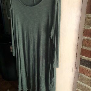 GAP Olive Green Knit dress with pockets. XXL